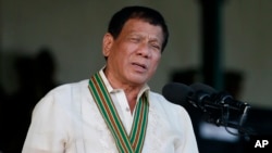 Presiden Filipina Rodrigo Duterte (foto: dok).