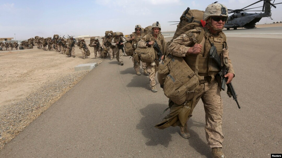 Pasukan marinir AS di Helmand, Afghanistan (foto: dok). ISIS mengunggah informasi tentang 100 personel militer AS.
