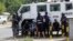 La police à Accra, au Ghana, le 9 décembre 2016.