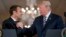 Эммануэль Макрон и Дональд Трамп