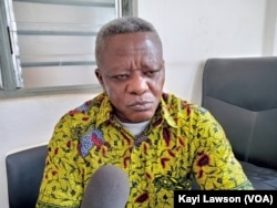 Atinédi Gnassé, secrétaire général de l’académie de langue Kabiyè. Lomé, 18 février 2021.