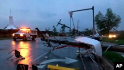 Un fuerte tornado tocó en la noche del miércoles 22 de mayo de 2019 la ciudad de Jefferson City, Missouri.