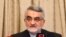 FILE - Alaeddin Boroujerdi, head of the Iranian parliamentary committee for national security and foreign policy, attends a news conference at the Iranian embassy.