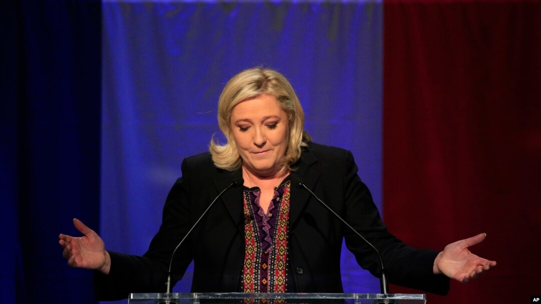 Liderka Nacionalnog fronta Marin le Pen