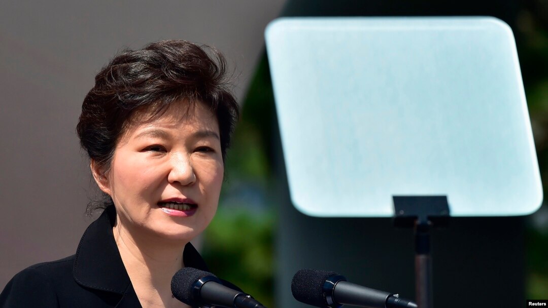 Presiden Korea Selatan Park Geun-hye dalam sebuah pidato. (Foto: Dok)