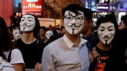 VOA: Hong Kong Protestas Halloween