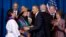 FILE - President Barack Obama greets Our Sisterís Keeper Executive Director Diane Millich, from left, and Tulalip Tribes of Washington State Vice Chairwoman Deborah Parker, after signing the Violence Against Women Act in Washington, D.C., March 7, 2013. Five years after a federal law gave tribes authority over non-Natives for some domestic violence crimes, public safety advocates say communities are empowered to report wrongdoing and governments are working better together.