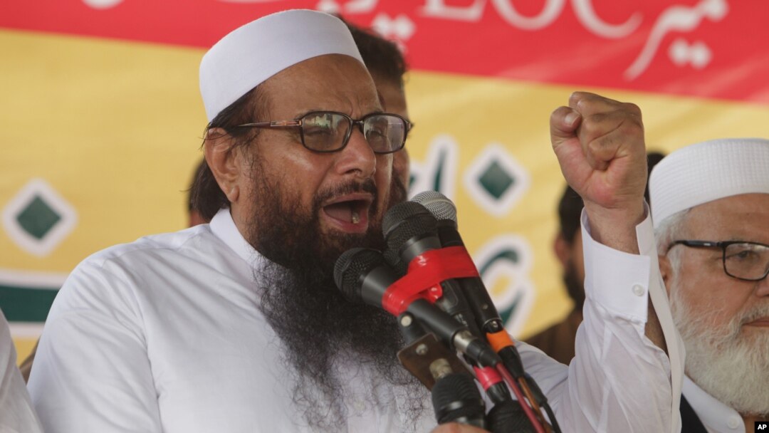 ه دې وروستيو کې د پاکستان حکومت حافظ سعيد سره د څلورو ملګرو امنيت ته د زيان رسولو په تور نيولی دی