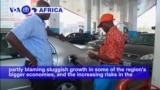 VOA60 Africa - The World Bank has dropped its 2018 economic growth forecast for Sub-Saharan Africa