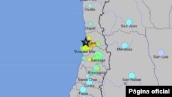 El epicentro se ubicó a 42 kilómetros de Valparaíso.