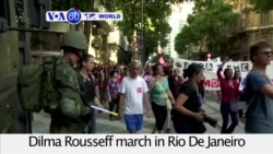 VOA60 World - Supporters of suspended president Rousseff march against the government of interim president Temer