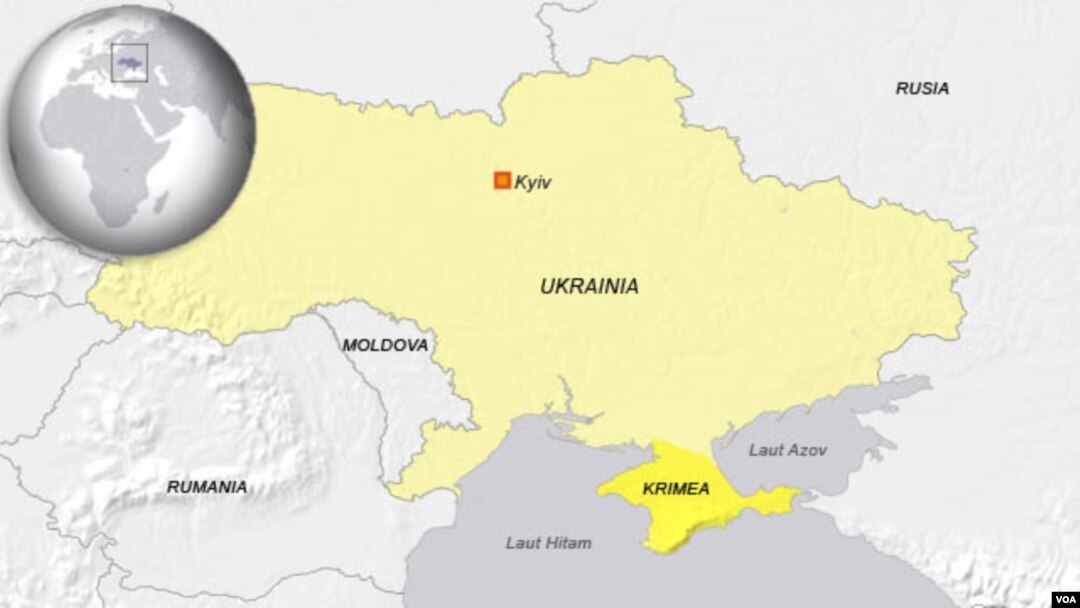 Peta wilayah Ukraina