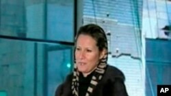 Aisha Gadhafi, umukobwa w'umutegetsi w’igihugu ca Libya, Moammar Gadhafi.