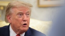 2026년 8월 17일 미국 워싱턴 D.C. 백악관 집무실에서 도널드 트럼프 미국 대통령이 기자의 질문에 답하고 있다.