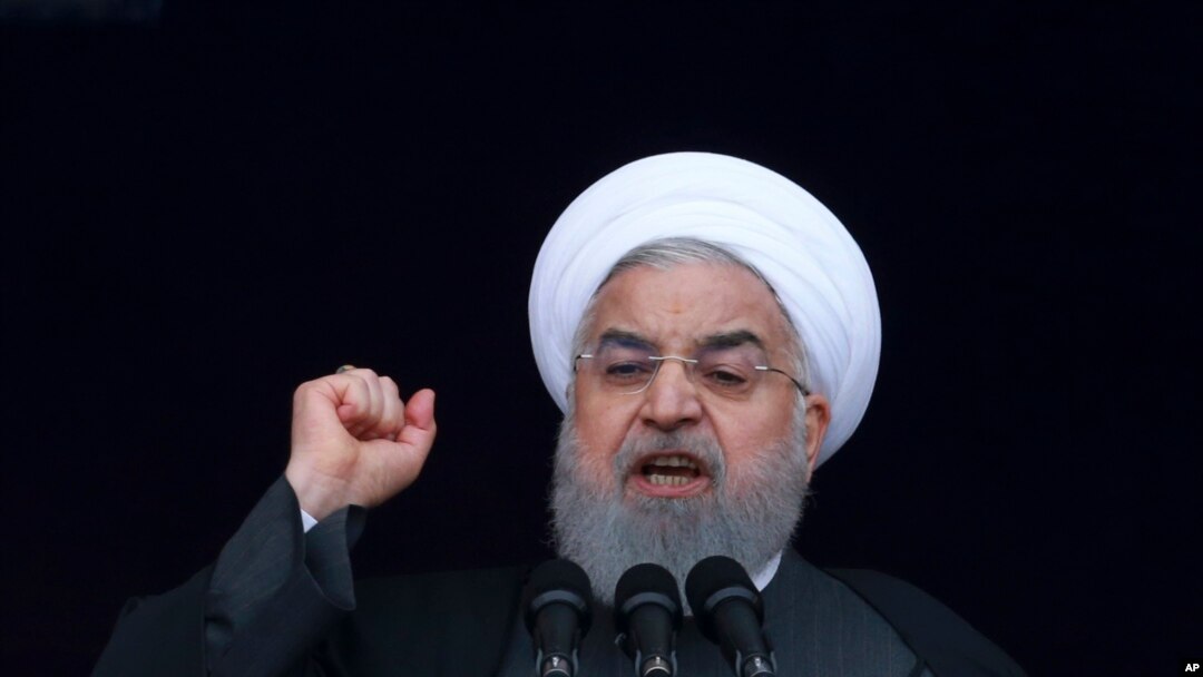 Presiden Iran Hassan Rouhani di Azadi, Freedom Square, Teheran, 11 Februari 2019. (Foto: dok).