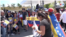 Venezolanos concentrados en las calles de Miami, en EE.UU., con motivo de la concesión del TPS a los venezolanos. [Foto: Captura de video].