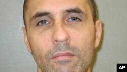 File-This undated photo provided by the South Carolina Department of Corrections shows Jimmy Causey who was re-captured in Texas early Friday, July 7, 2017, after his second escape from a maximum security prison in South Carolina, prison officials said. 