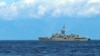 Kapal AL Taiwan terlihat dari geladak kapal militer China saat latihan militer pada Jumat, 5 Agustus 2022. (Foto: AP)