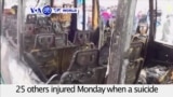 VOA60 World PM - At Least 30 Dead in Iraq Suicide Bomb Attack