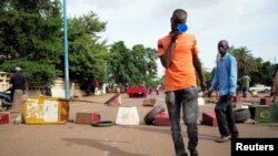 Supporters of Imam Mahmoud Dicko and other opposition political parties protest after President Ibrahim Boubacar Keita President Ibrahim Boubacar Keit rejected concessions, aimed at resolving a months-long political stand-off, in Bamako, July 10, 2020.