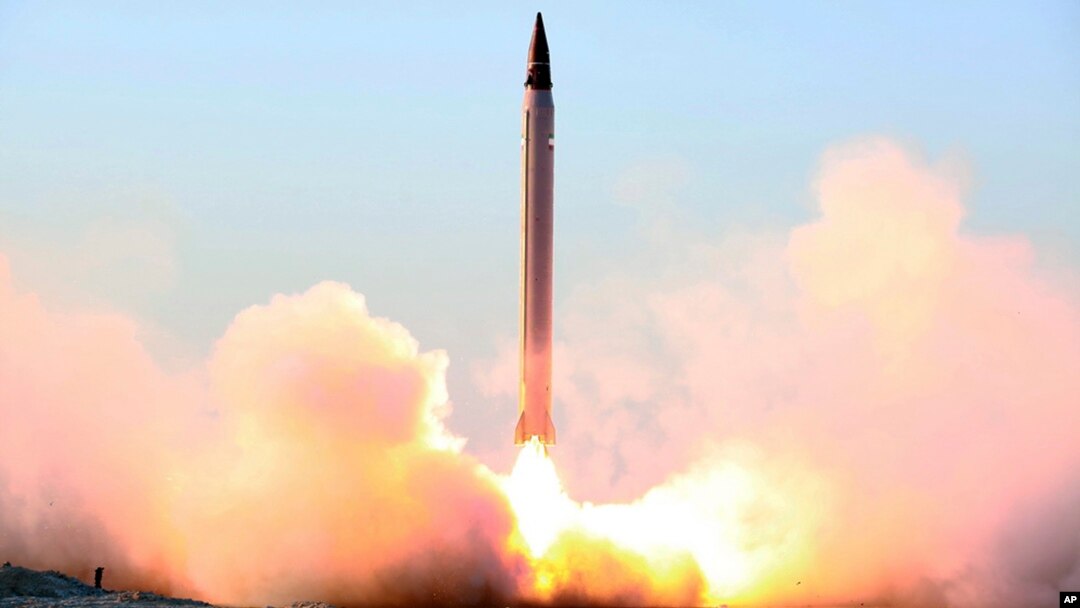 This photo released by the official website of the Iranian Defense Ministry on Sunday, Oct. 11, 2015, claims to show the launching of an Emad long-range ballistic surface-to-surface missile in an undisclosed location.