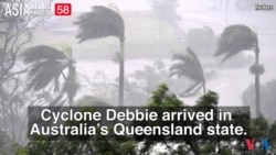 Cyclone Debbie Strikes Australia, Threat Continues