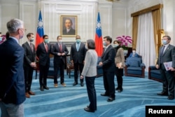 Taiwan President Tsai Ing-wen meets U.S. Representative Ro Khanna in Taipei