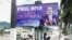Affiche de campagne de Paul Biya à Limbé Cameroun | election campaign billboard in anglophone Limbe