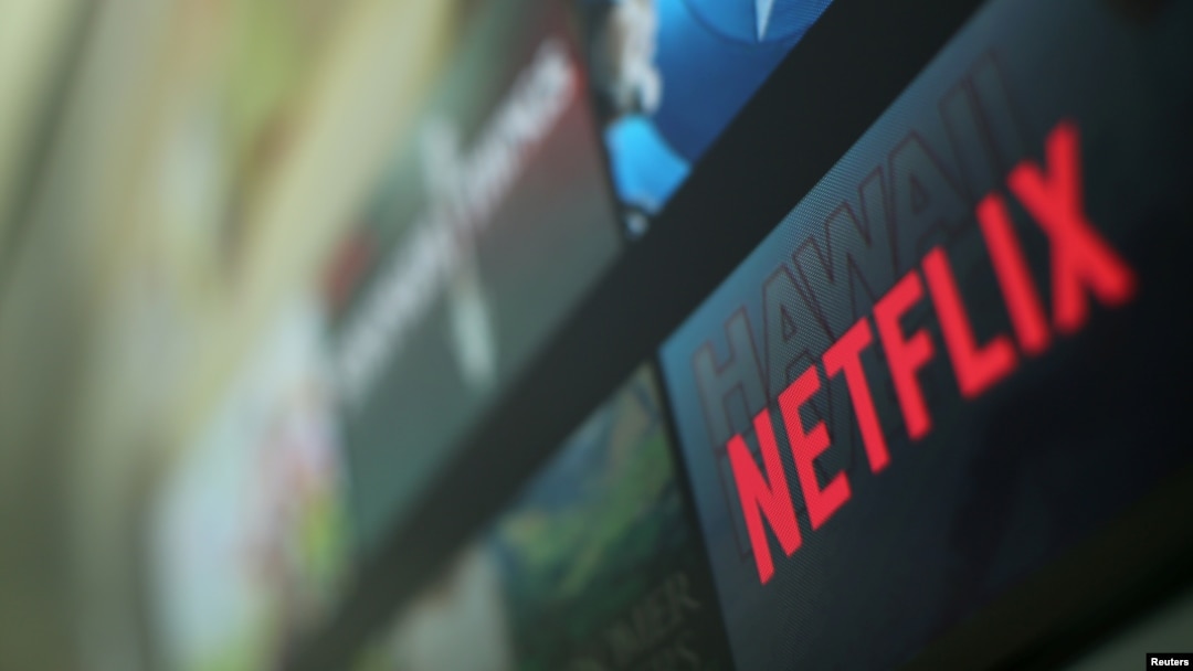 Logo Netflix pada sebuah foto ilustrasi di Encinitas, California, 18 Januari 2017.