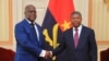 Presidente da RDC, Félix Tshisekedi (esq) e Presidente de Angola, João Lourenço (dir)