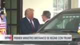 Trump y primer ministro de Reino Unido abordan conflicto en Ucrania