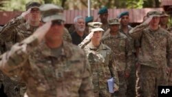 Des soldats américain à Kaboul, Afghanistan,le 15 juillet 2017.