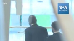 Athlétisme: Lamine Diack arrive à son procès à Paris