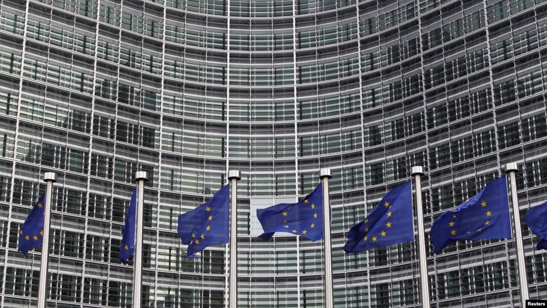Kantor Pusat Uni Eropa di Brussels (Foto: dok). Pengadilan tertinggi Uni Eropa mencabut sanksi yang diberlakukan atas Iran, Jumat (6/9).