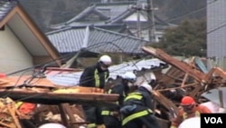 Rescue operations in Japan