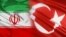 Iran - Turkey Flag