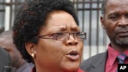 Zimbabwe Acting President Joice Mujuru.