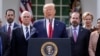 President Donald Trump speaks during a news conference about the coronavirus in the Rose Garden of the White House, Friday, March 13, 2020, in Washington. (AP Photo/Evan Vucci)