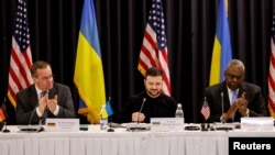 ภาพการประชุม Ukraine Defense Contact Group ที่ฐานทัพอากาศแรมสไตน์ ในเยอรมนี เมื่อ 9 ม.ค. 2568