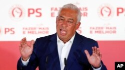 Antonio Costa, líder socialista y primer ministro, dijo en su discurso de victoria que tiene la intención de continuar sus políticas pro empresariales y la administración fiscal prudente.