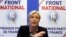 Milliy front lideri Marin Le Pen 