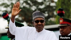 Le président nigérian Muhammadu Buhari, à Abuja, au Nigéria, le 29 mai 2019.