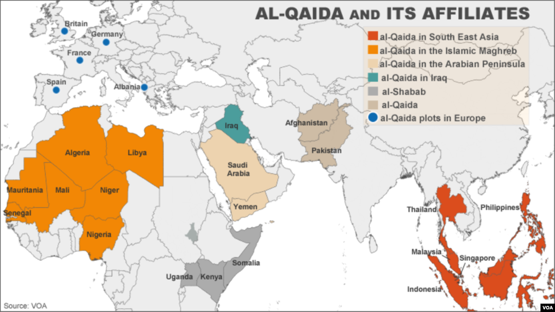 al-Qaida and Its Affiliates Worldwide