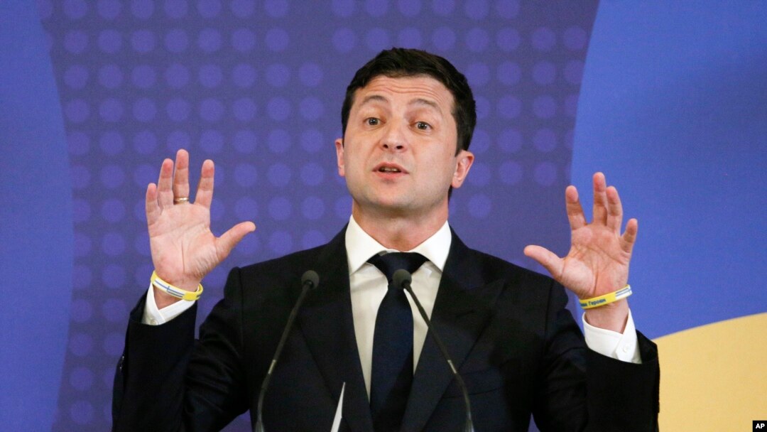 Presiden Ukraina Volodymyr Zelenskiy di Kyiv, 8 Juli 2019. (Foto: dok). 