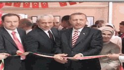 Boris Tadić i Redžep Tajip Erdogan otvaraju Turski dom kulture "Kemal Ataturk" u Novom Pazaru, 12. jul 2010.