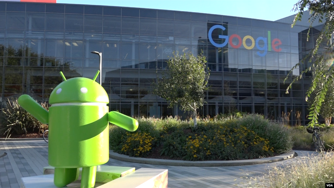 Google menyebut kampusnya sebagai Googleplex, gabungan antara Google dan complex (VOA/Vina).