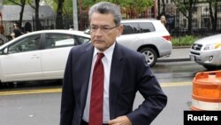 Rajat Gupta, a former Goldman Sachs Group Inc. and Procter & Gamble board member, arrives at the Manhattan Federal Court in New York May 22, 2012. 