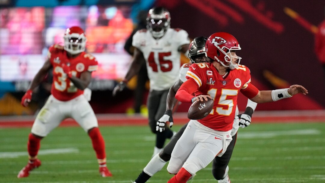 Patrick Mahomes in Super Bowl 55 vs. Tampa Bay Buccanneers 