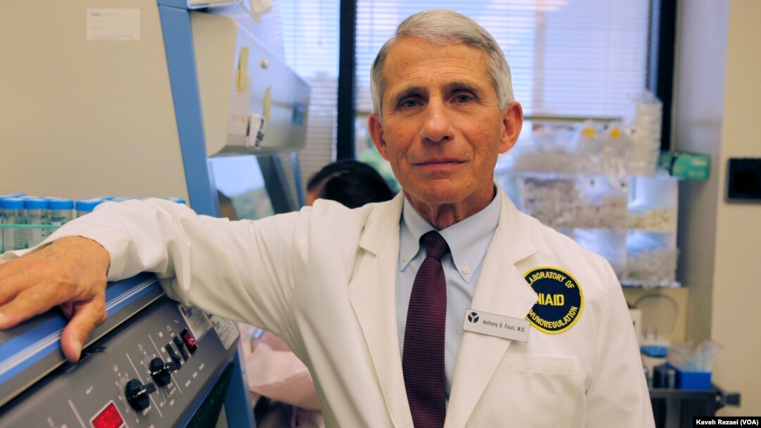 Dr. Anthony Fauci, kepala Lembaga Kesehatan Nasional AS