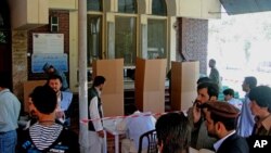 আফগানিস্তানের একটি নির্বাচনী বুথ